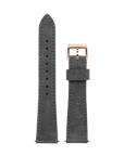 20mm Leather Vintage Dark Grey