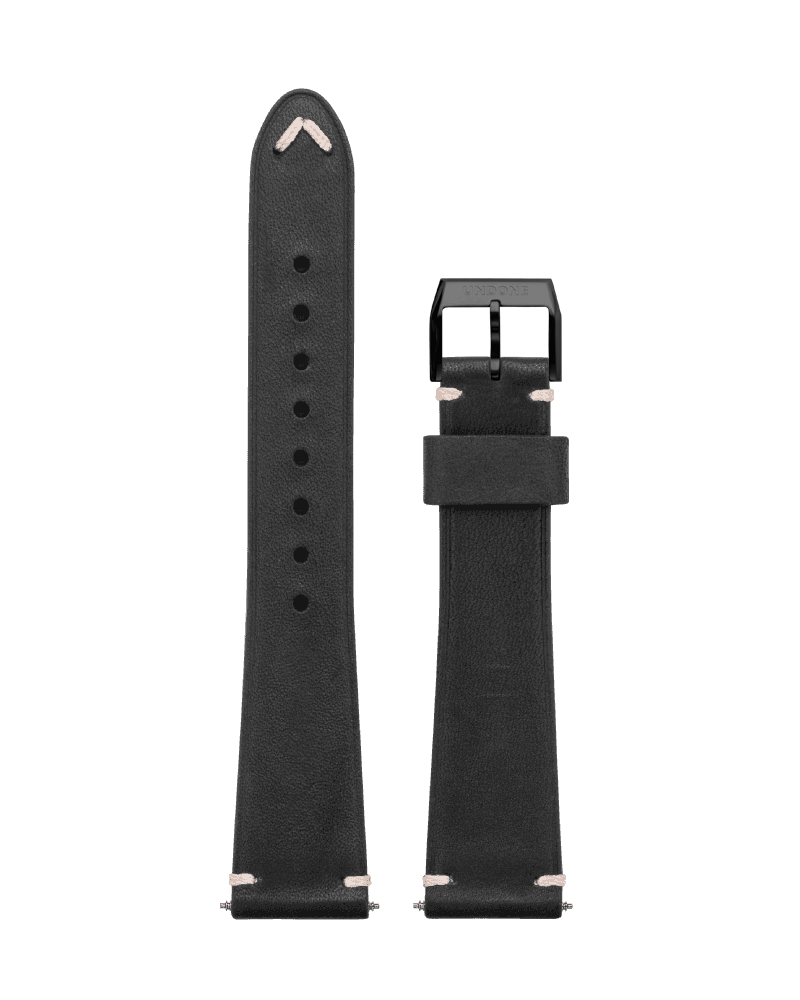 Leather Genuine Black