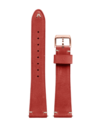 Leather Genuine Red
