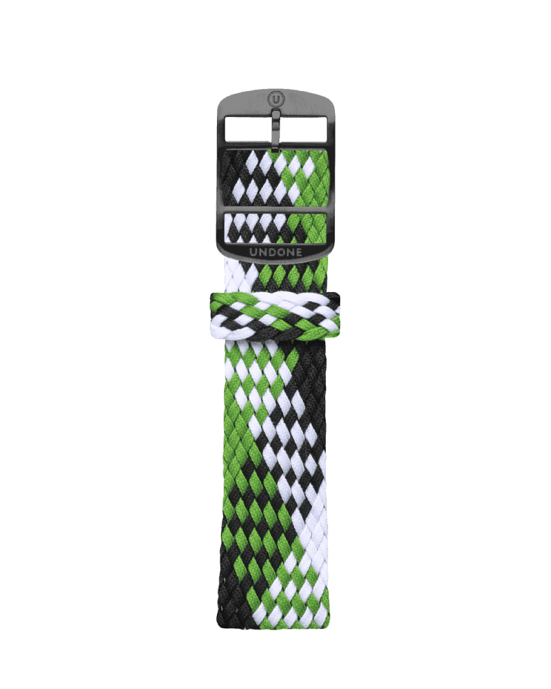 Perlon Pattern Green / Black / White