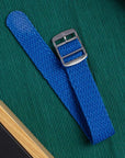 20mm Perlon Blue
