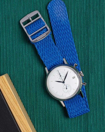 20mm Perlon Blue