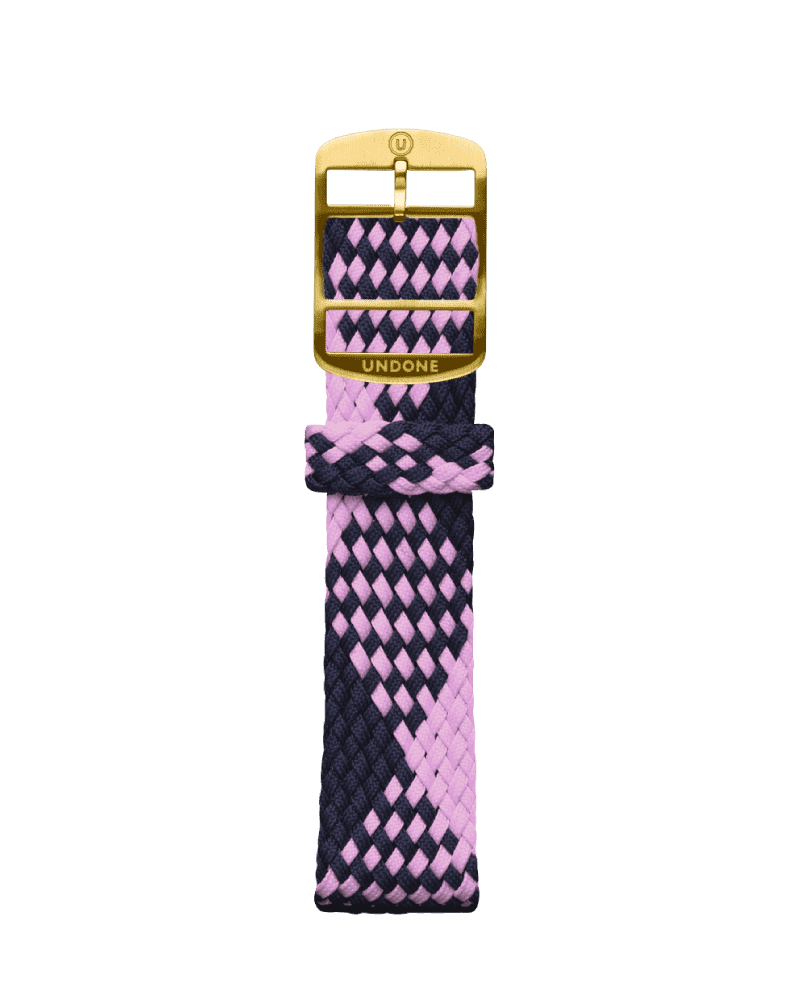 Perlon Pattern Pink / Navy