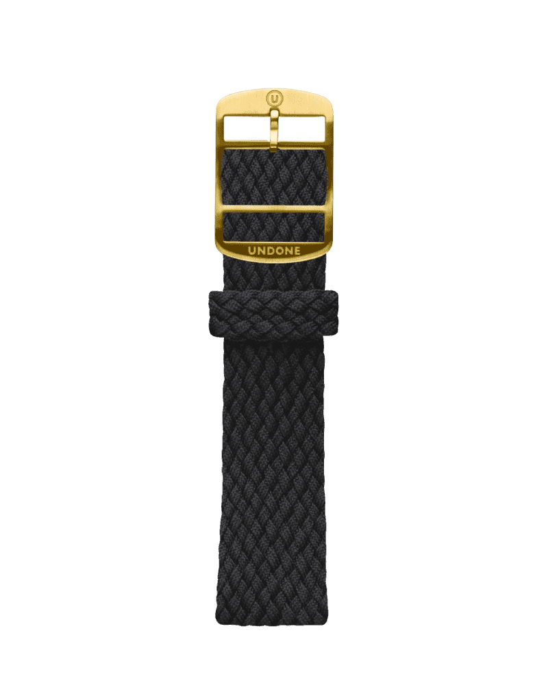 20mm Perlon Black