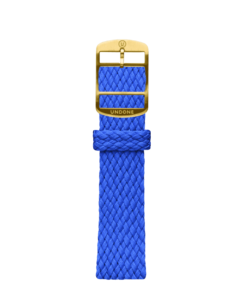 20mm Perlon Blue