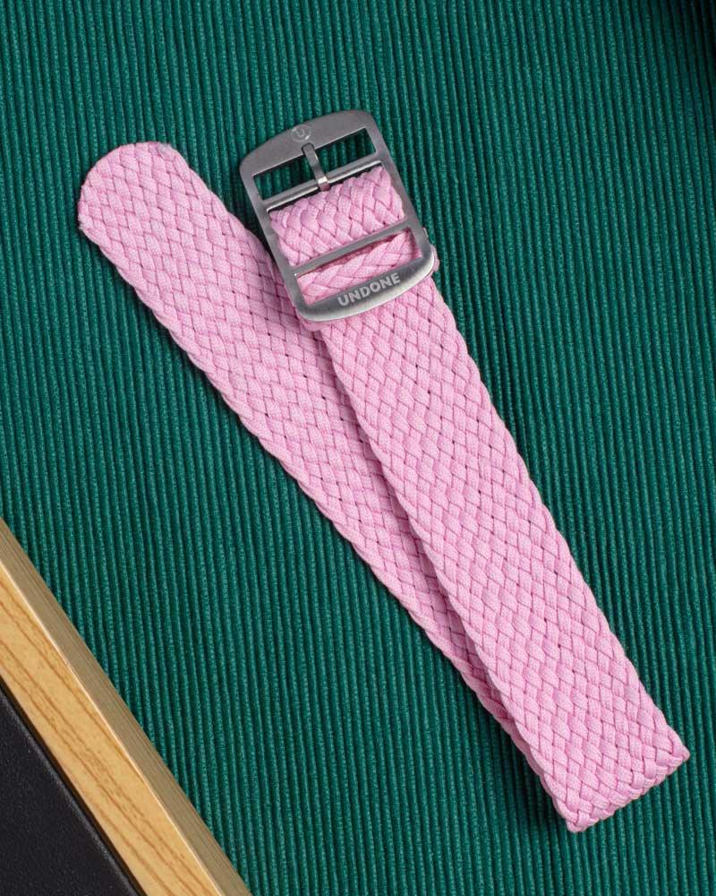 20mm Perlon Pink