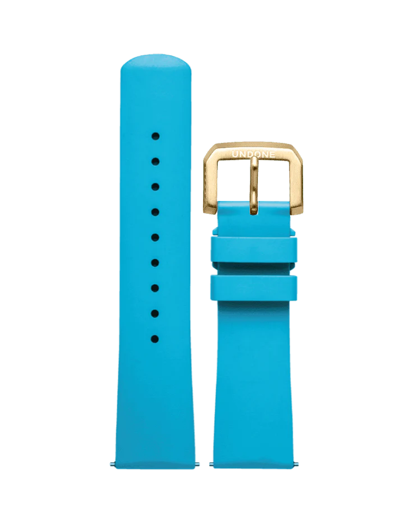 22mm Rubber Light Blue