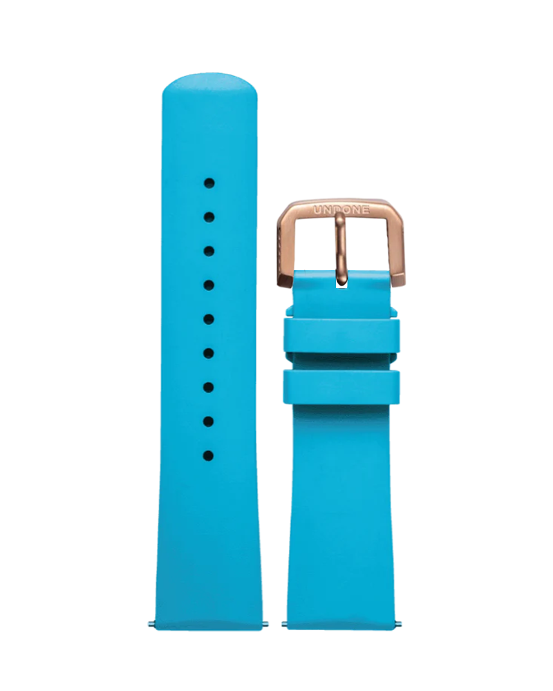 22mm Rubber Light Blue
