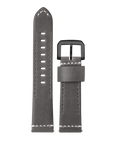 22mm Leather Grey