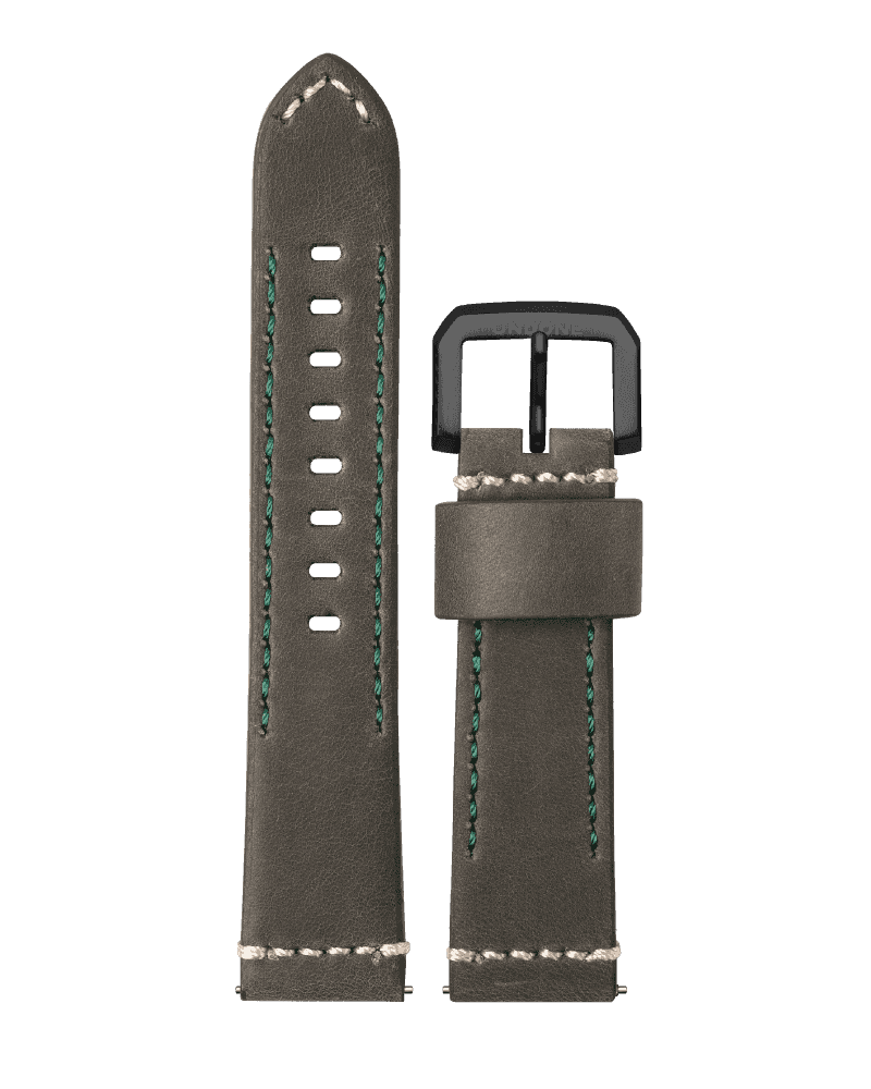 22mm Leather Green