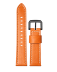 22mm Leather Orange