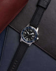 22mm Leather Black/Black