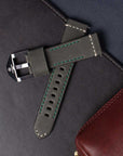 22mm Leather Green