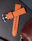 22mm Leather Orange