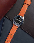 22mm Leather Orange