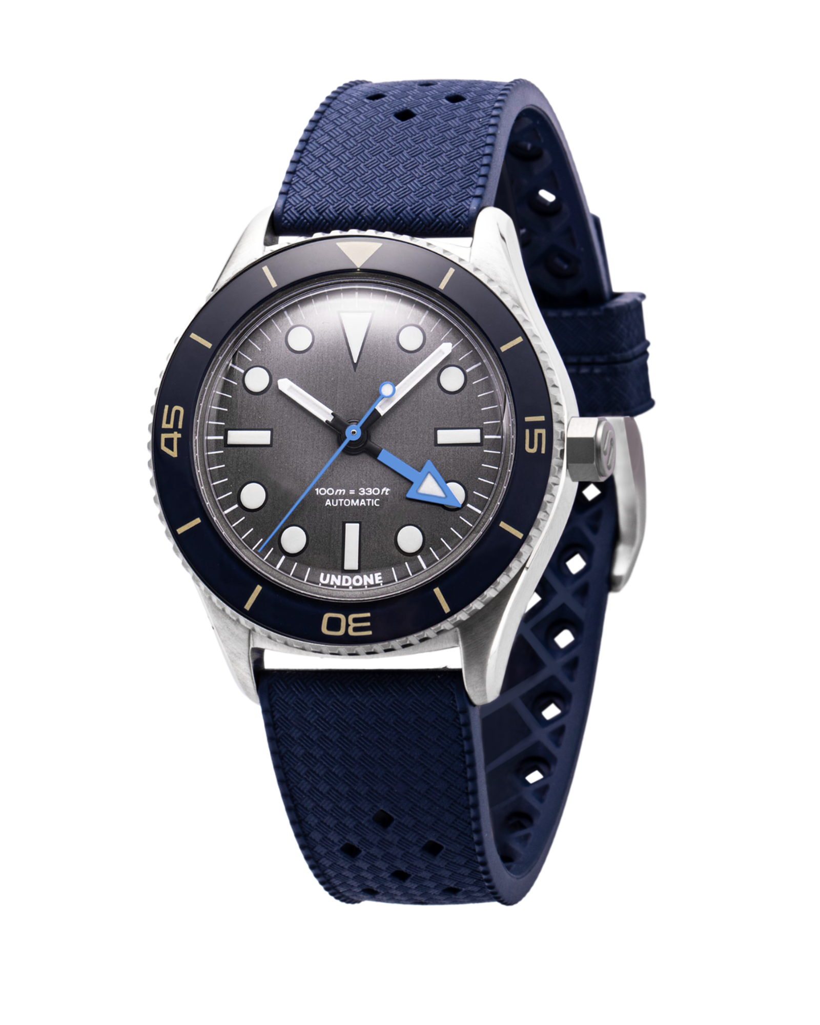 UNDONE / Basecamp ネイビー×ゴールド 美品 自動巻き UNDONE / Basecamp ネイビー×ゴールド 美品 自動巻き