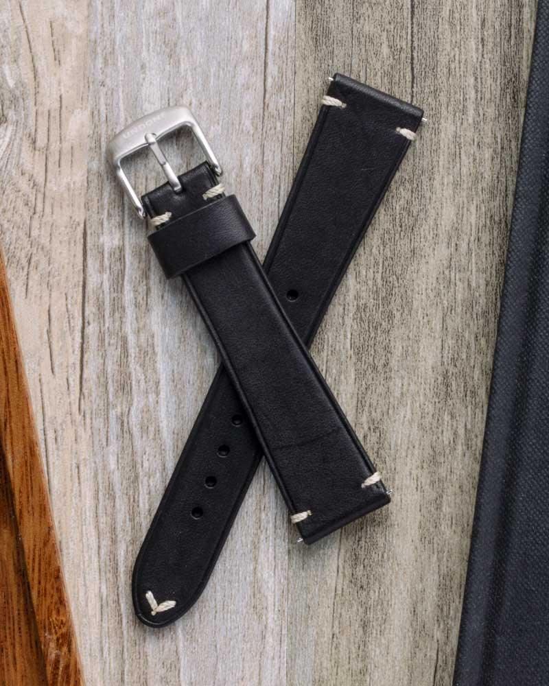 Leather Genuine Black