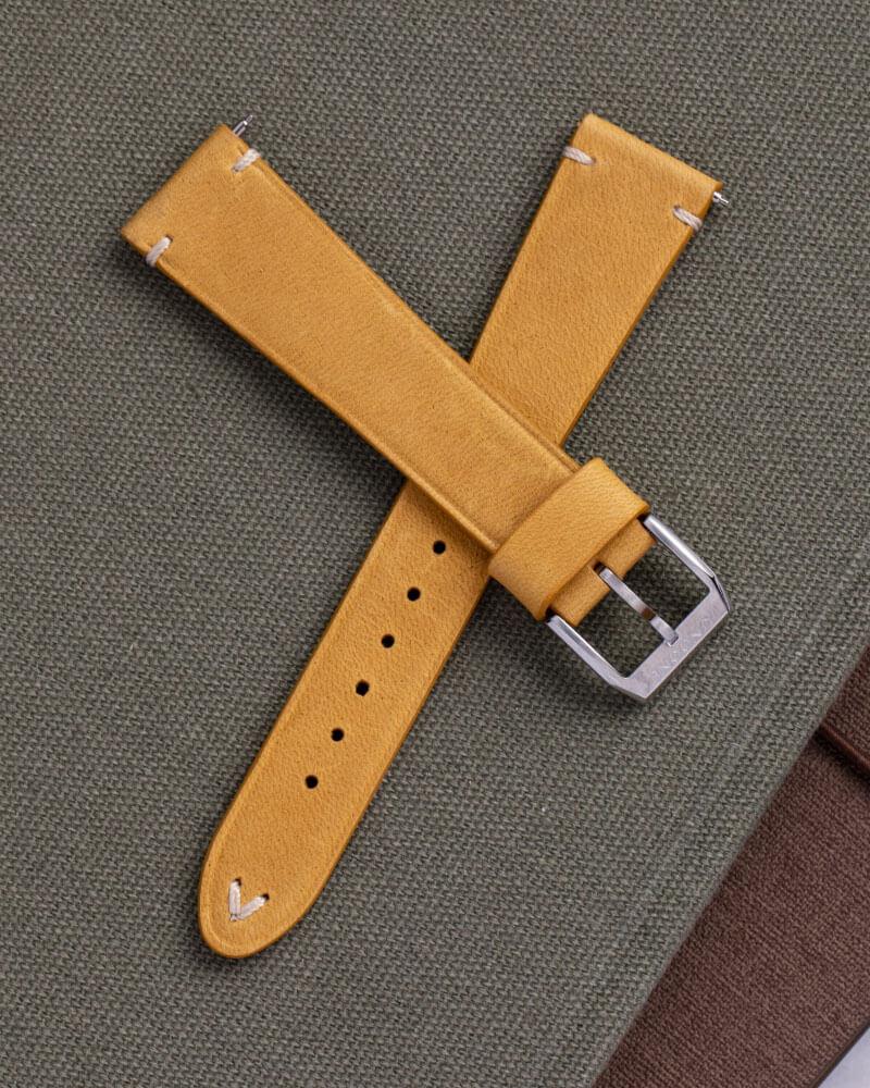 Leather Genuine Yellow