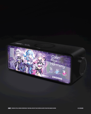 UNDONE x hololive 6th fes. Color Rise Harmony - イラストパネル付きBluetoothスピーカー