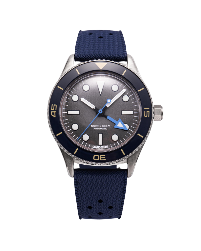 Montre Homme Undone Basecamp Explorer Automatique - Titane - Cadran Gris - Neuf