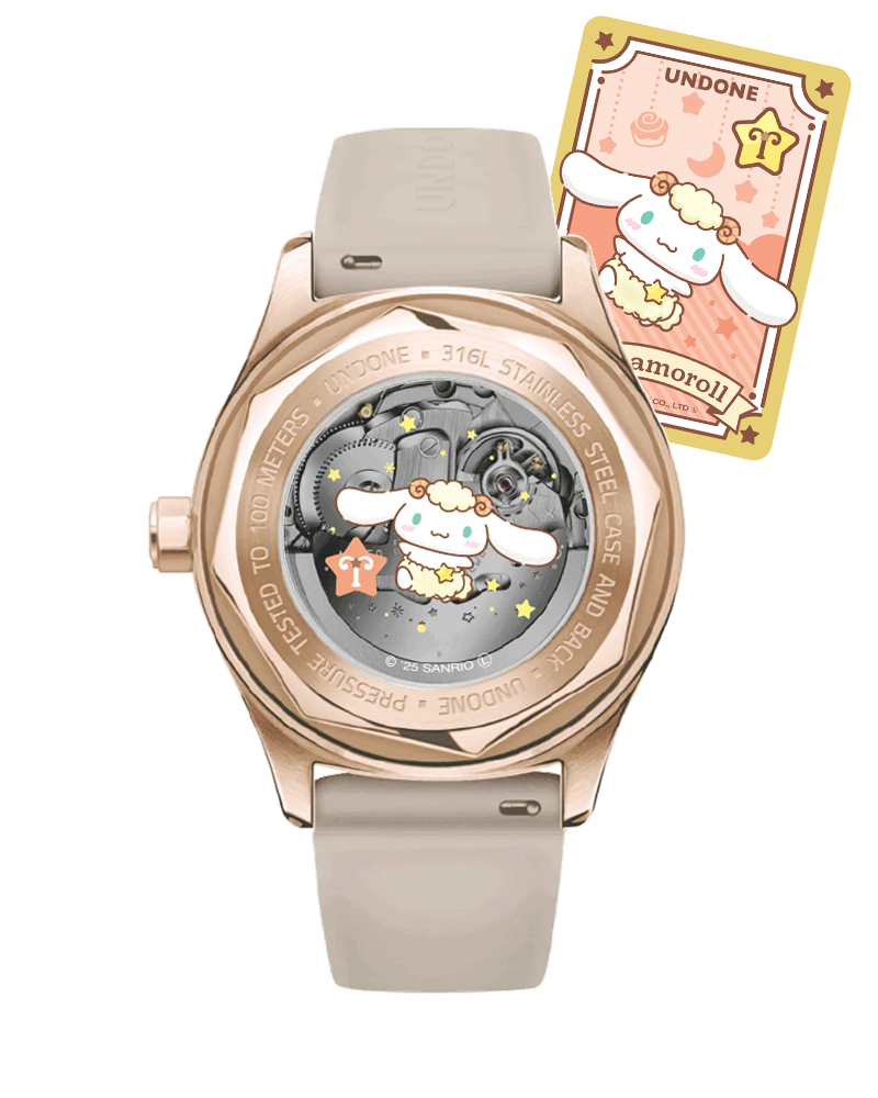 UNDONEｘシナモロール 腕時計 ドリーミーベージュ