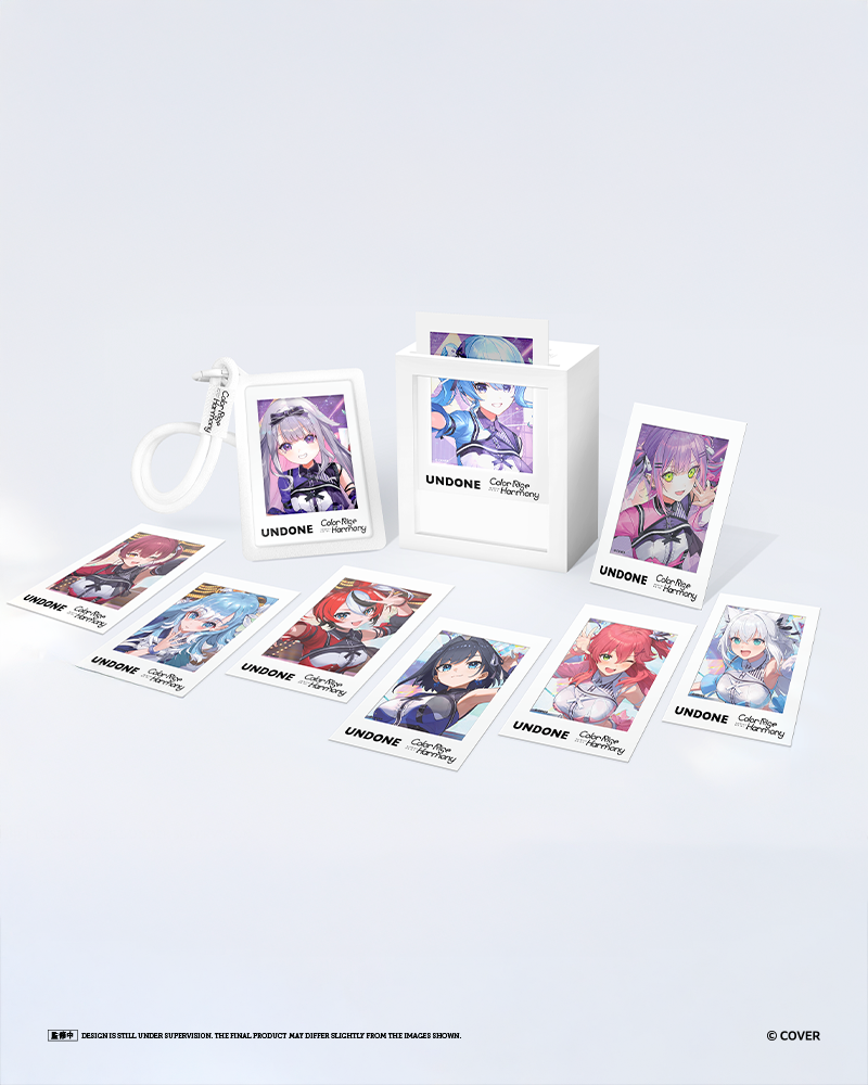 UNDONE x hololive 6th fes. Color Rise Harmony - スライドフィルム・ライトボックス＆キーホルダー