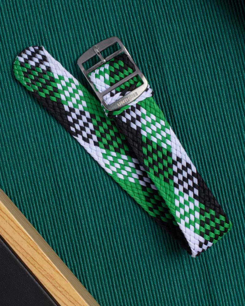 Perlon Pattern Green / Black / White