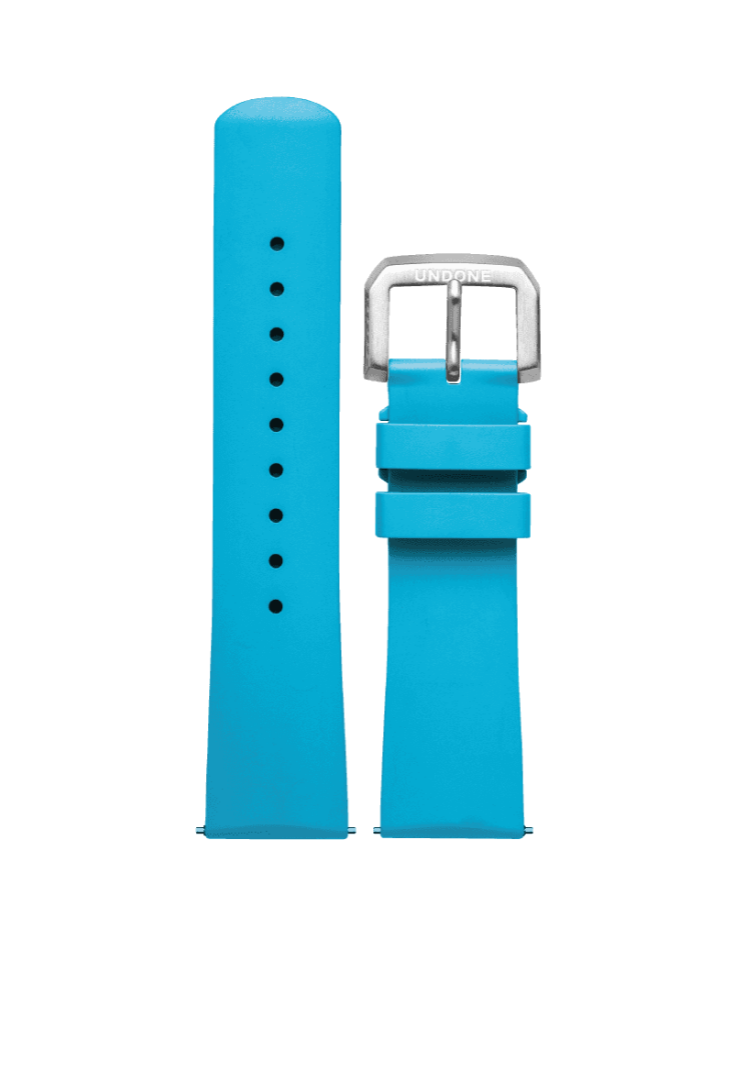 22mm Rubber Light Blue