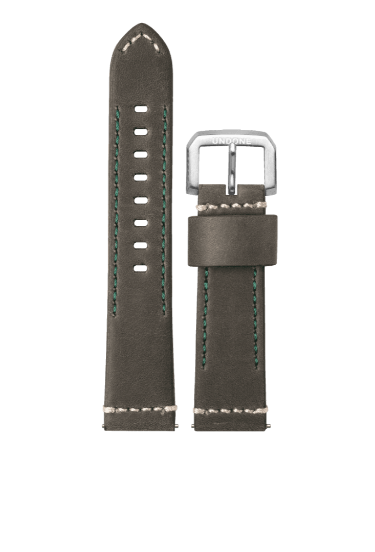 22mm Leather Green