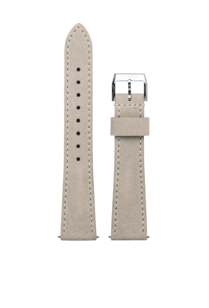 20mm Leather Vintage Light Grey