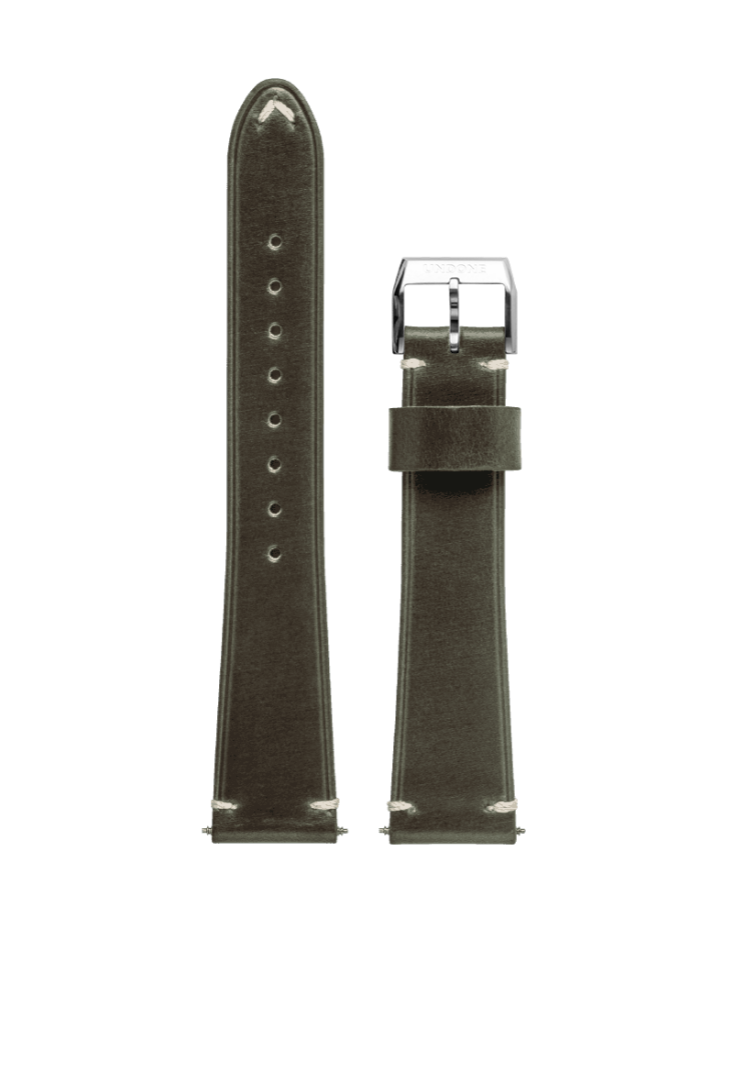 20mm Leather Vintage Green