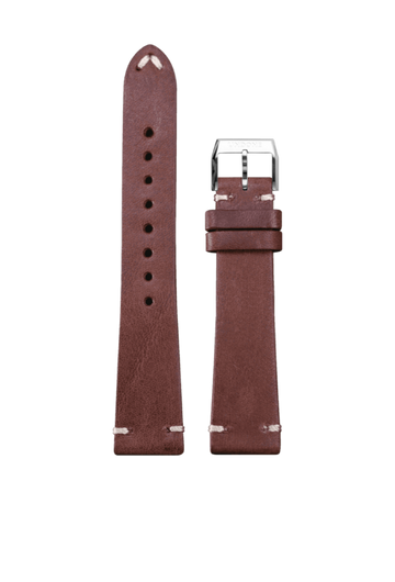 20mm Leather Genuine Brown